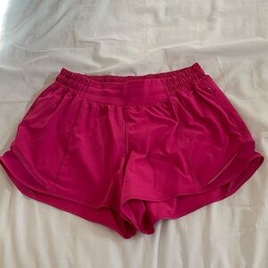 Lululemon Hotty Hot High Rise Lined Shorts 4”